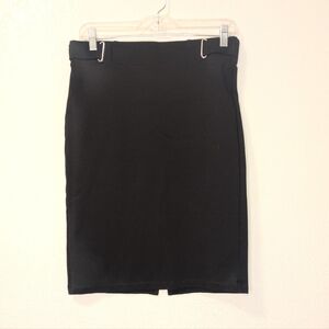 Jenna Rose Black Pencil Skirt - Classic Women's Work Skirt